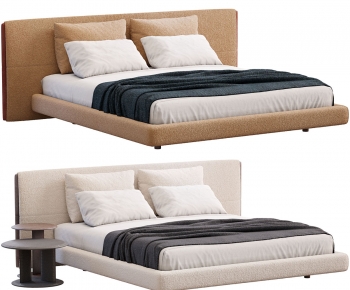 Modern Double Bed-ID:311253071