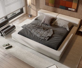 Modern Double Bed-ID:569725996