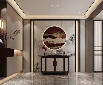 New Chinese Style Hallway-ID:762798079