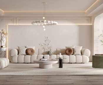 French Style A Living Room-ID:654927026