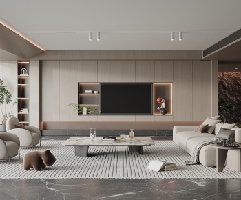 Modern A Living Room-ID:271763099