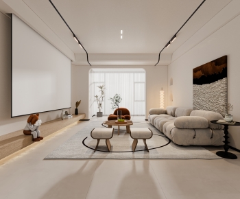 Modern A Living Room-ID:591306924