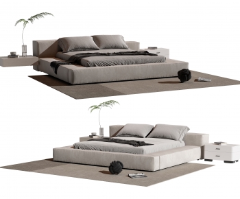Modern Double Bed-ID:134802106
