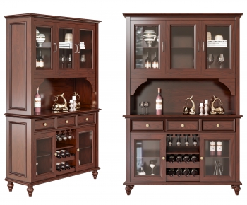 American Style Wine Cabinet-ID:129077915