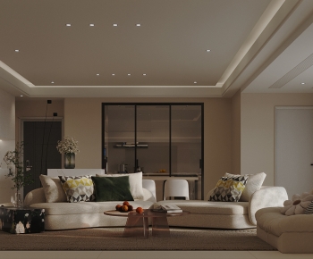 Modern A Living Room-ID:858793978