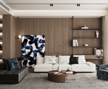 Modern A Living Room-ID:863611943