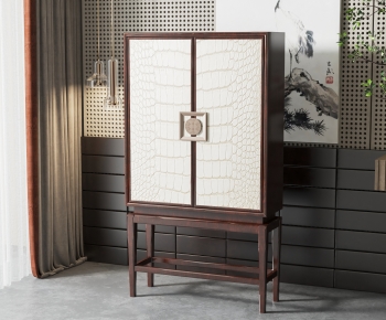 New Chinese Style Entrance Cabinet-ID:735992919
