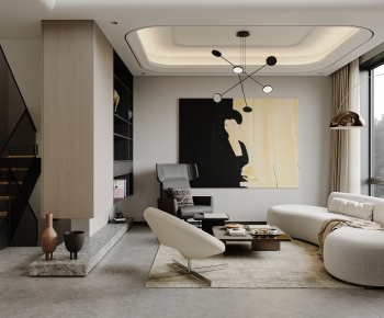 Modern A Living Room-ID:419047127