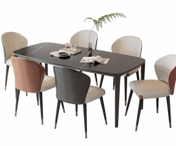 Modern Dining Table And Chairs-ID:221565962