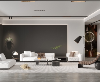 Modern A Living Room-ID:693829179