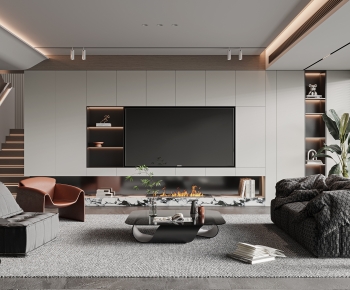Modern A Living Room-ID:103233104