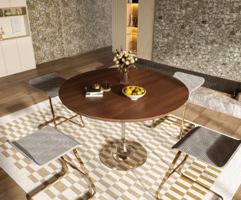 Modern Dining Table And Chairs-ID:143960003
