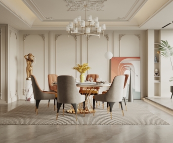 French Style Dining Room-ID:671464927