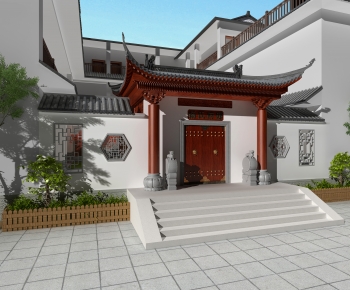 Chinese Style Facade Element-ID:112459736