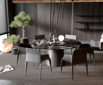 Modern Dining Table And Chairs-ID:922102932