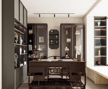 Chinese Style Study Space-ID:261084087