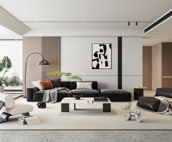 Modern A Living Room-ID:387054922