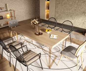 Modern Dining Table And Chairs-ID:282731137
