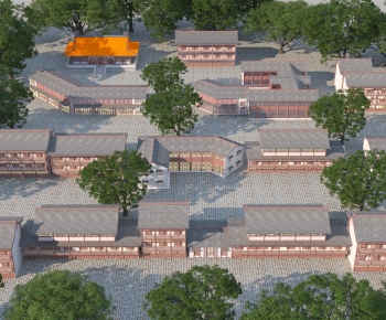 Chinese Style Building Appearance-ID:908201931