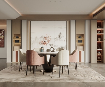 New Chinese Style Dining Room-ID:128448962