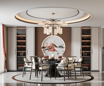 New Chinese Style Dining Room-ID:877841005