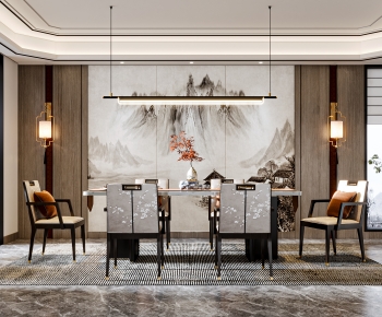 New Chinese Style Dining Room-ID:528333904