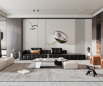 Modern A Living Room-ID:130651003