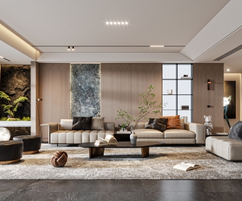 Modern A Living Room-ID:472440752