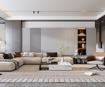 Modern A Living Room-ID:280671144