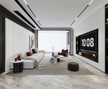 Modern A Living Room-ID:482419013