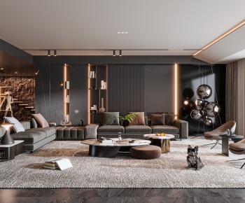 Modern A Living Room-ID:838006028
