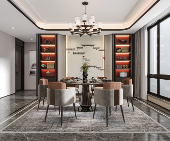 New Chinese Style Dining Room-ID:815149076