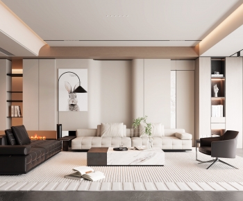 Modern A Living Room-ID:801475057