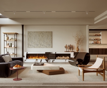 Modern A Living Room-ID:499304064