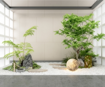新中式室内植物造景小品-ID:884192943