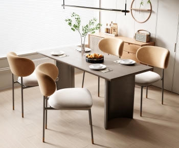 Modern Dining Table And Chairs-ID:183008911