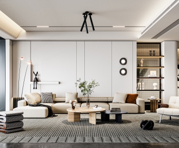Modern A Living Room-ID:659446006