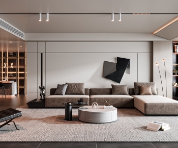 Modern A Living Room-ID:512274036