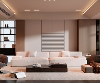 Modern A Living Room-ID:695606953