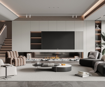 Modern A Living Room-ID:959956888