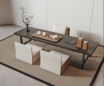 Japanese Style Tea Tables And Chairs-ID:111318113