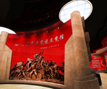 Chinese Style Exhibition Hall-ID:530879978