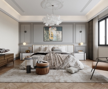French Style Bedroom-ID:664300924