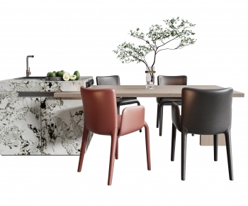 Modern Dining Table And Chairs-ID:785759938