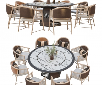 New Chinese Style Dining Table And Chairs-ID:562284957
