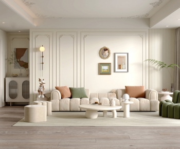 French Style A Living Room-ID:901794919