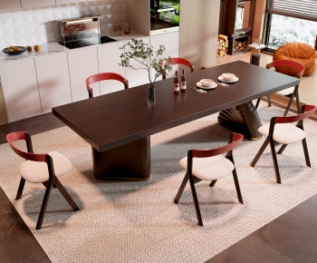 Modern Dining Table And Chairs-ID:249366047