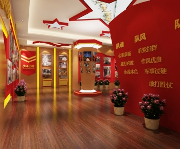 New Chinese Style Exhibition Hall-ID:839196927