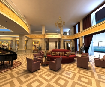 Simple European Style Lobby Hall-ID:830262909