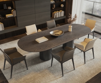 Modern Dining Table And Chairs-ID:663817884